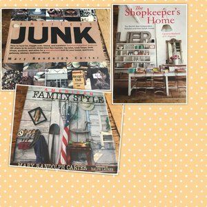 Lot of home decor books